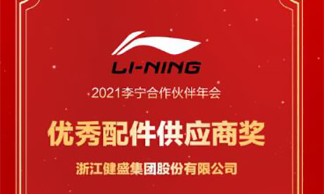 喜报 德赢VWIN集团获得李宁优秀供应商奖